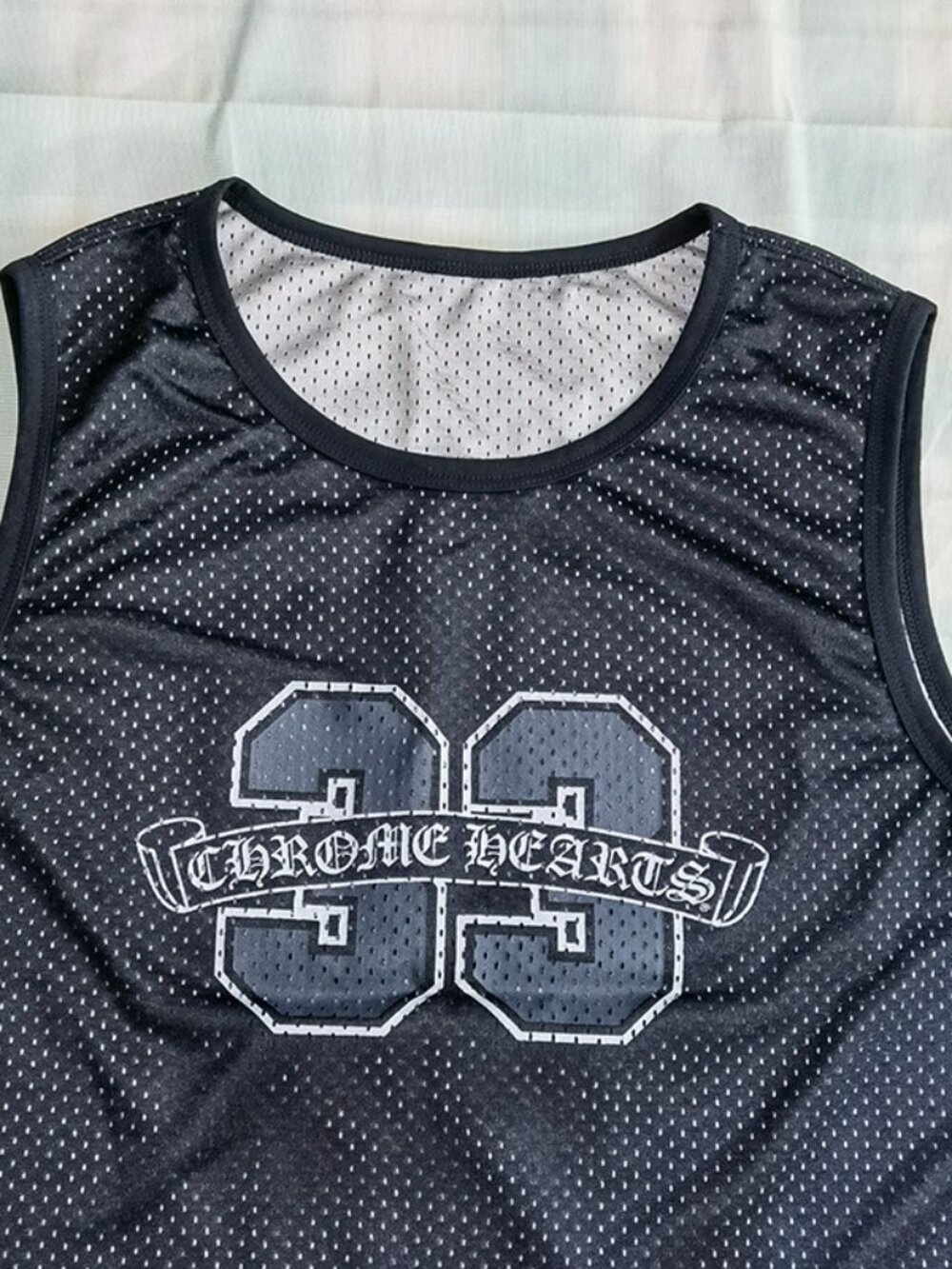 Chrome Hearts Black Mesh Sleeveless Tank Top - Picture 3 of 11